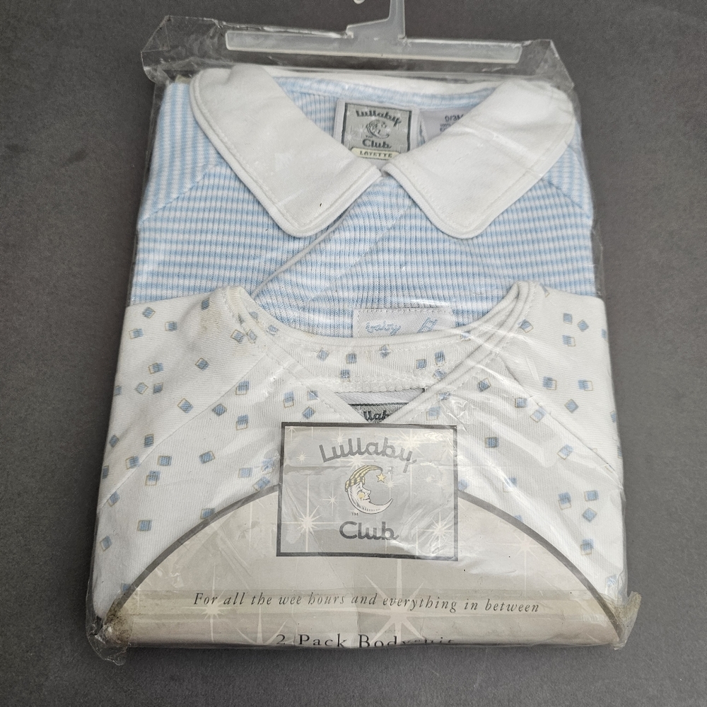 Vintage 2001 Lullaby 2 PACK Bodysuit